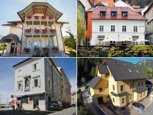 Collage of Slovenia apartments
