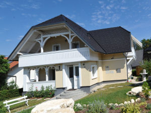 Exterior of Vila Mia in Bled, Slovenia