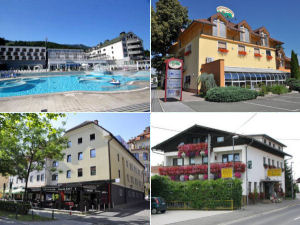 Collage of Maribor accommodations