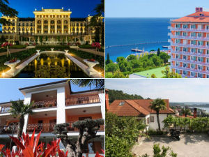 Collage of Portoroz accommodations