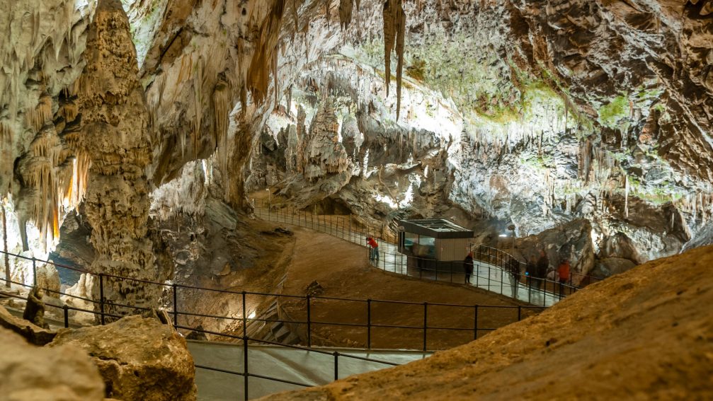 A view inside the Postojna Cave