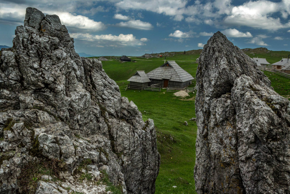 Velika Planina in Slovenia, one of Europe's few surviving high mountain herdsmen's settlements