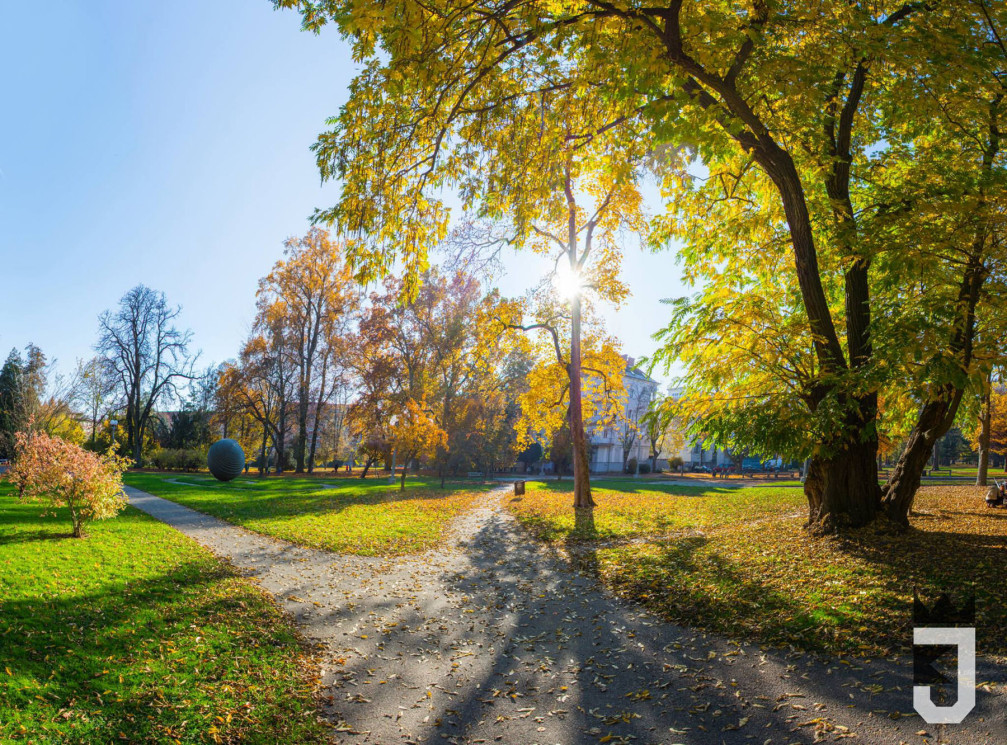 City Park in Maribor, the capital of the Styria region of Slovenia