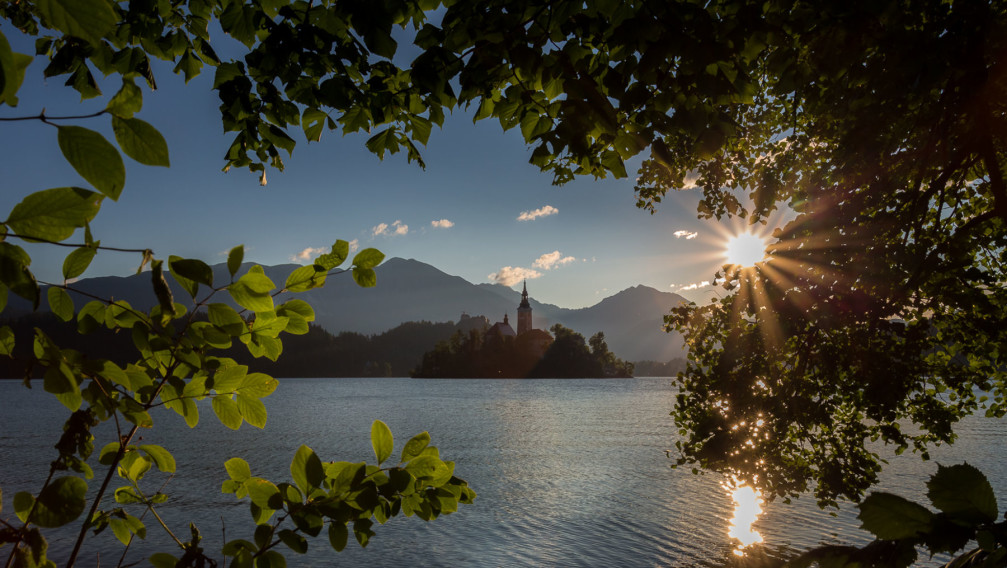 Bled Island, also known as the Fairytale Island, Lake Bled, Slovenia