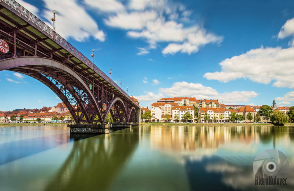 Set on the Drava river, Lent is the oldest part of Maribor, Slovenia