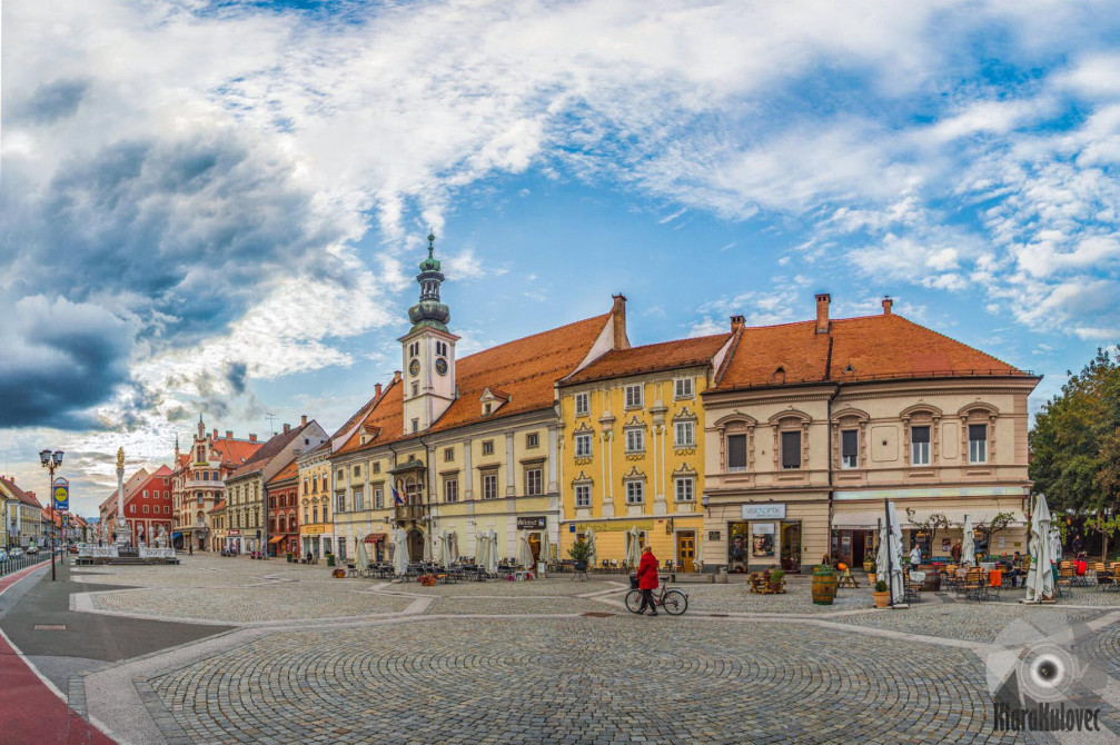 Main Square in Maribor, Slovenia