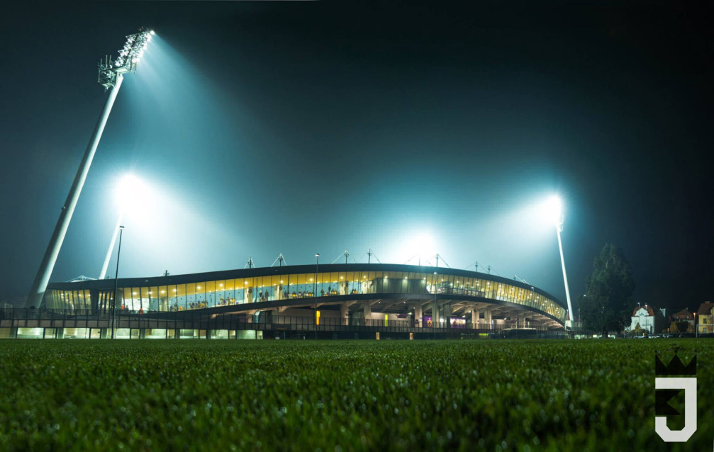 Ljudski Vrt stadium in Maribor, the capital of the Styria region of Slovenia