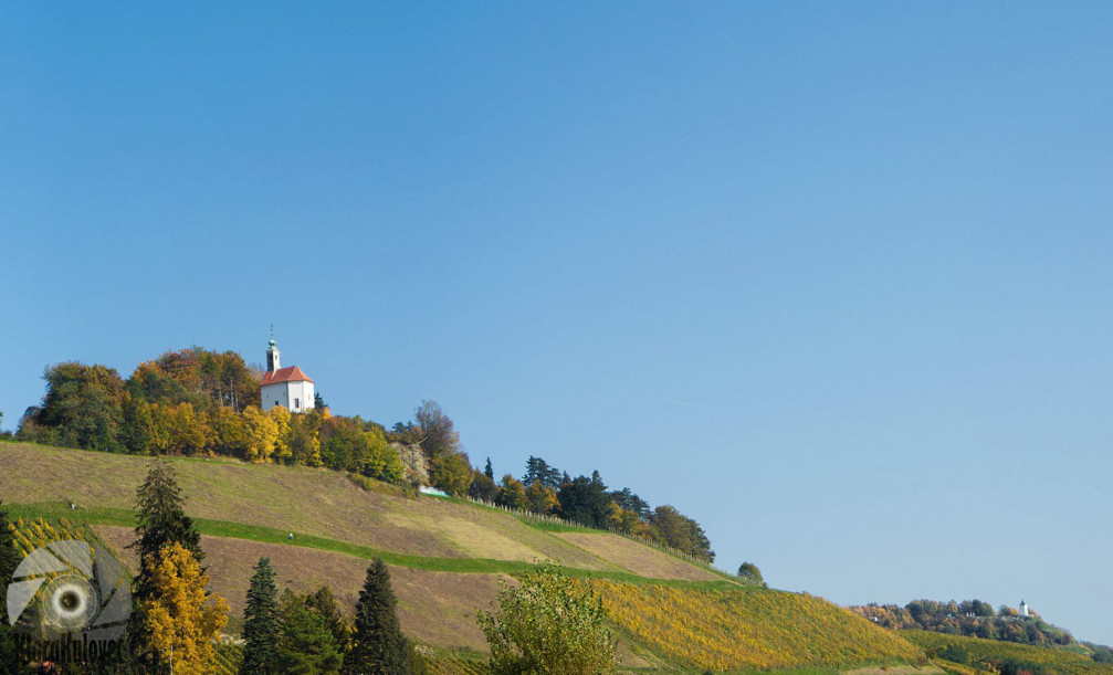 Church of St Barbara on the Kalvarija hill above Maribor, Slovenia