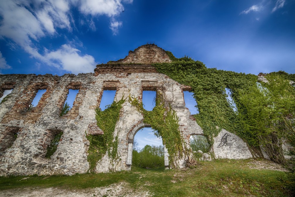 The Bostanj Castle ruins near the town of Grosuplje, Slovenia