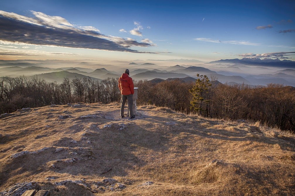 View from Kum, the highest peak of the Posavje hills