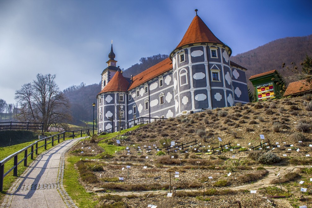 Minorite Olimje Monastery built as a Renaissance style castle in the 16th century near Podcetrtek, Slovenia