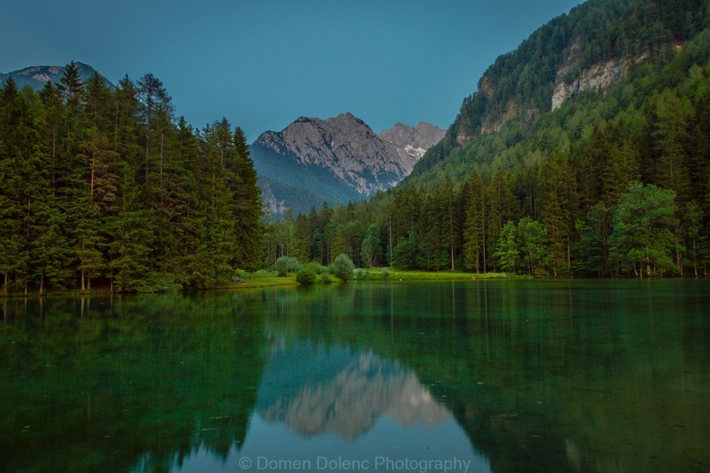 Lake Plansarsko Jezero in Jezersko, Slovenia