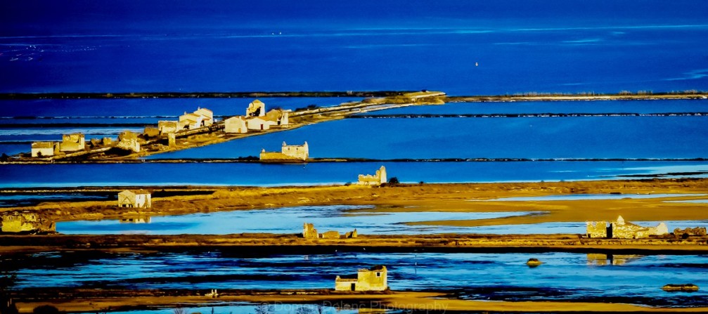 Secovlje salt pans nature park along the coast of the Slovenian Istria