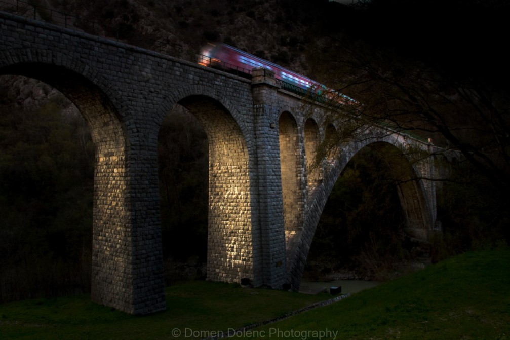 Solkan bridge, the world's longest train bridge made from stone