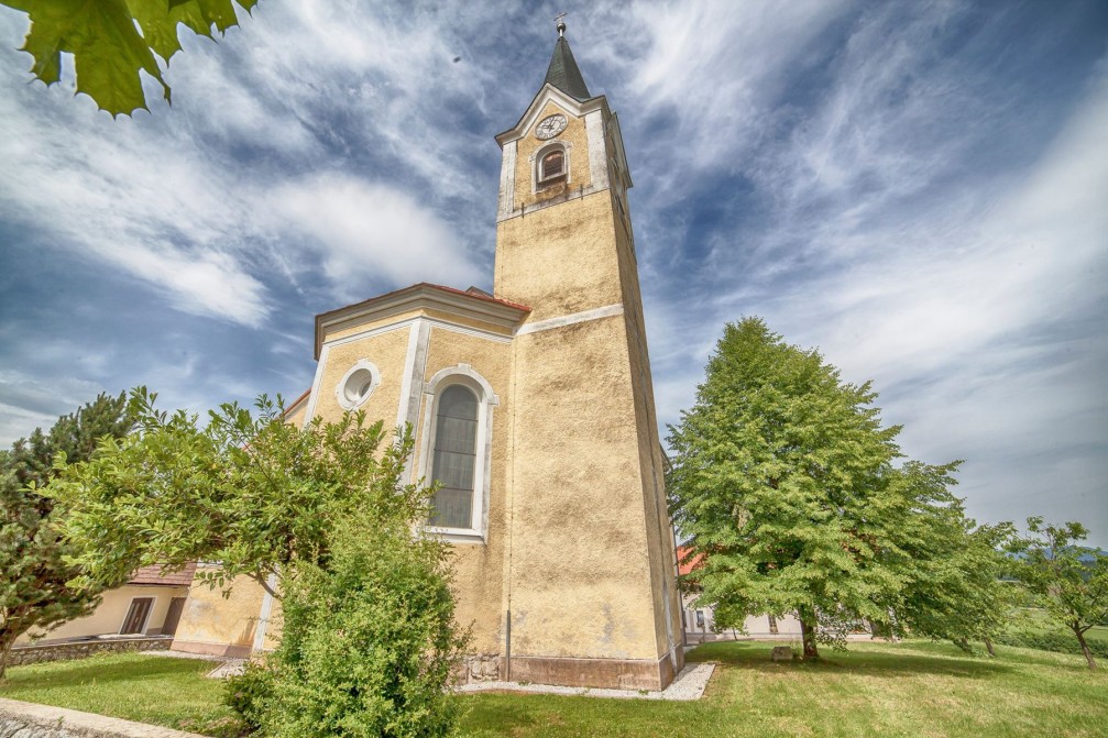 Church of St. Ulrich in the village of Veliki Gaber, Slovenia