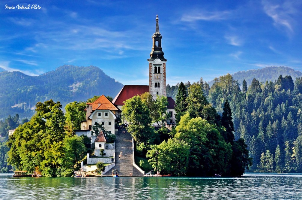 The Pilgrimage Church of the Assumption of Mary on Bled Island, Slovenia