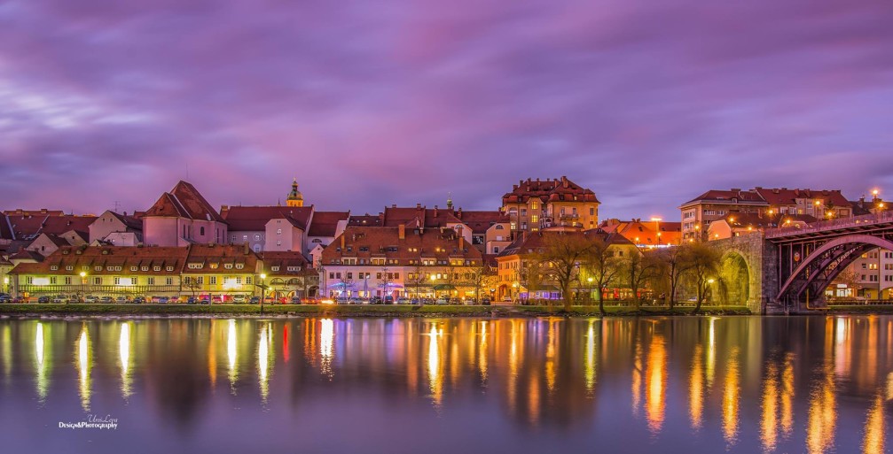 The Lent district in Maribor, Slovenia