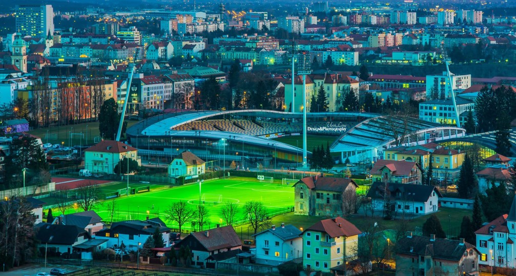 Ljudski Vrt stadium in Maribor, Slovenia