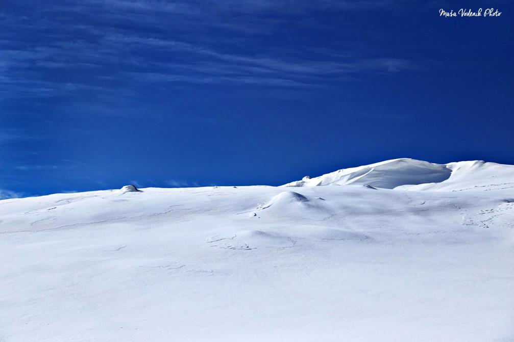 Ratitovec, the southeastern-most mountain in the Julian Alps, Slovenia