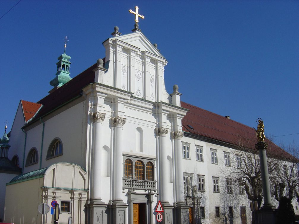 Exterior of the Minorite Monastery in Ptuj, Slovenia