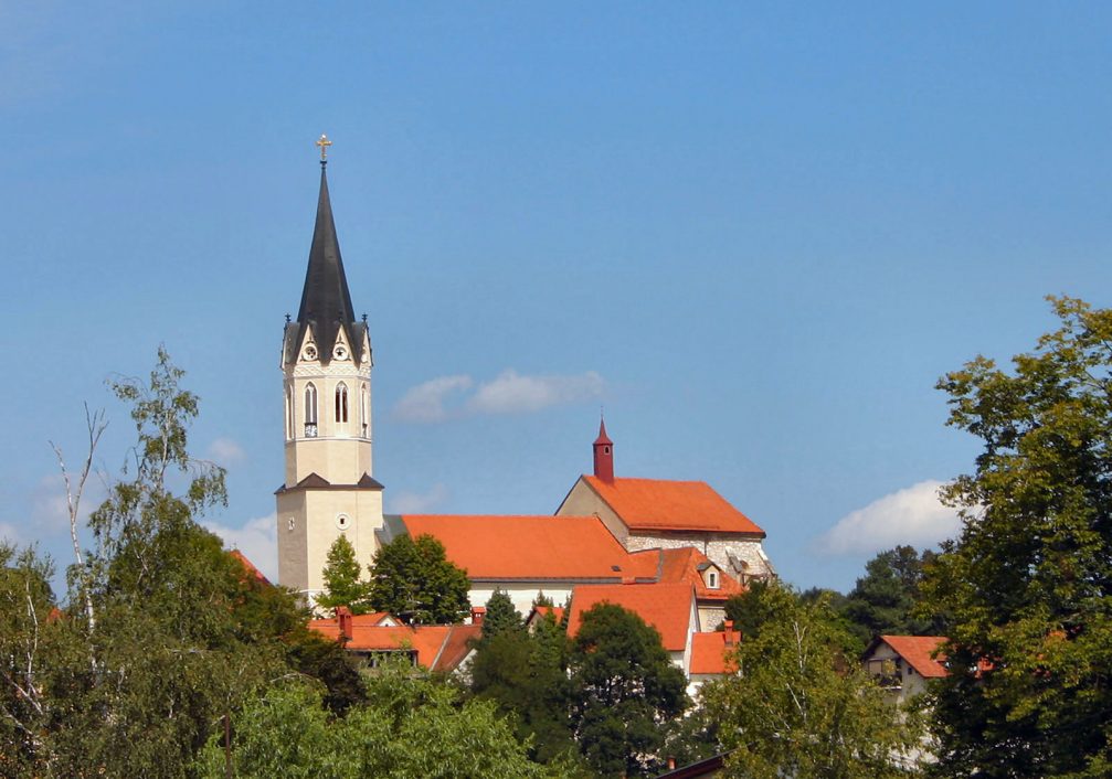 The Cathedral of St. Nicholas in Novo Mesto, Slovenia