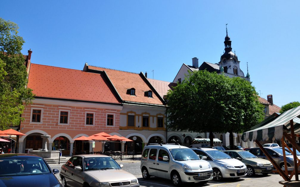 View of Novo Mesto's Old Town