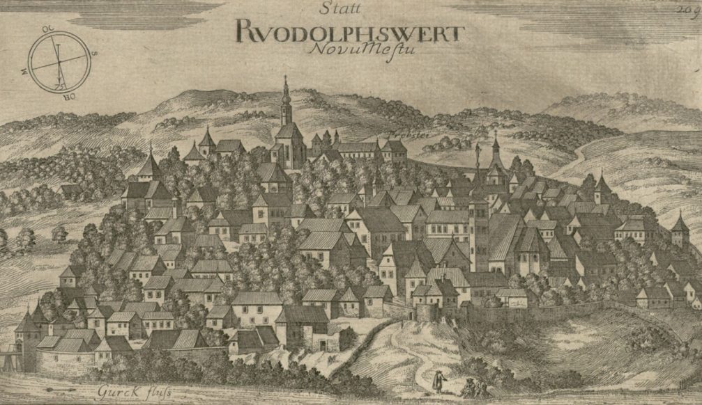 Novo Mesto way back in 1679