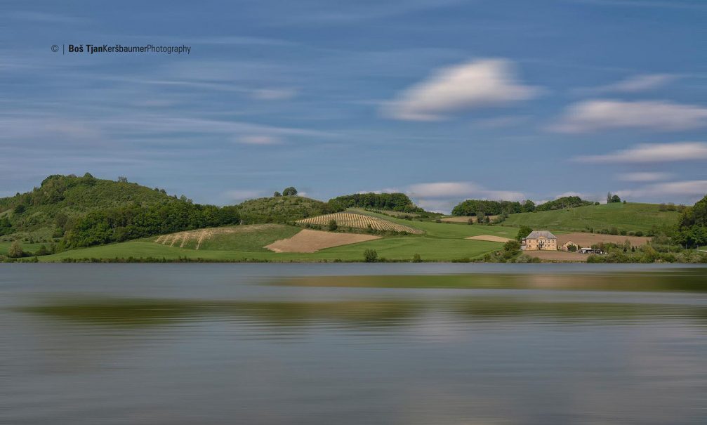 The beautiful Lake Pernica in the Municipality of Pesnica in Slovenia