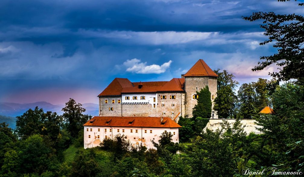 Exterior of the Podsreda Castle in Kozjansko in eastern Slovenia