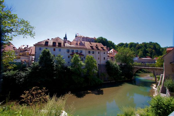 Capuchin Bridge Skofja Loka Castle Travelsloveniaorg All You Need To Know To Visit Slovenia 5352