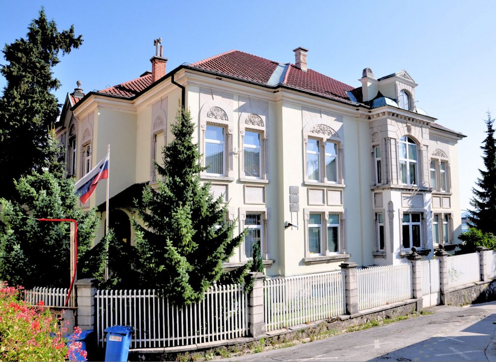 Exterior of the Postojna district court building