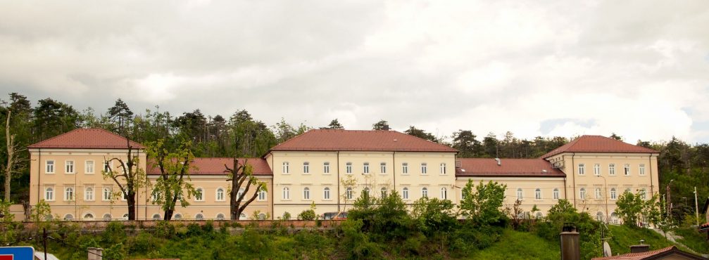 The Postojna train station building