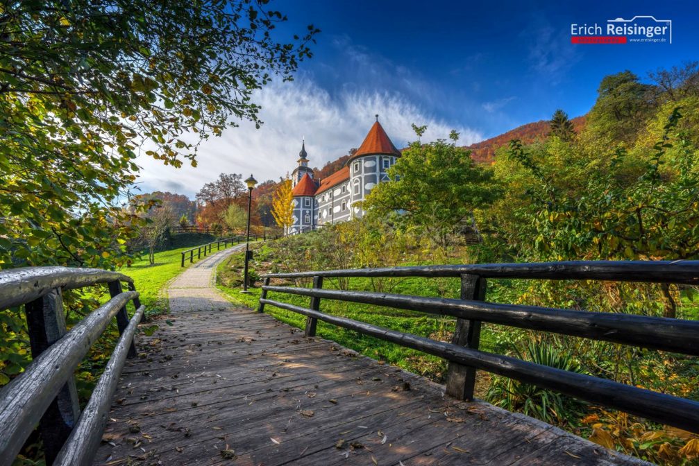 A path leading to the Olimje Monastery in Podcetrtek, Slovenia