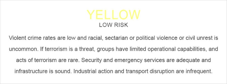 travel-security-risk-yellow