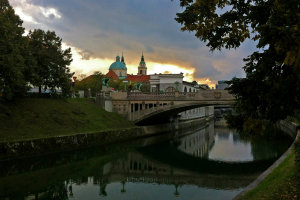 Baroque not broke in Ljubljana, Slovenia