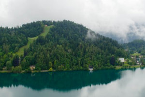 A Damp Day At Slovenia's Lake Bled