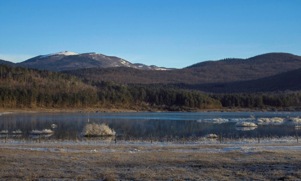 Lake Palcje or Palsko Jezero, an intermittent lake in the Pivka basin in southwestern Slovenia