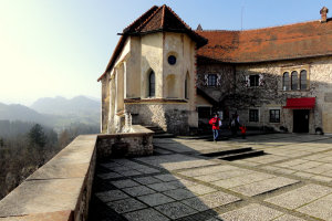 Lunch and Views at the Bled Castle, Slovenia