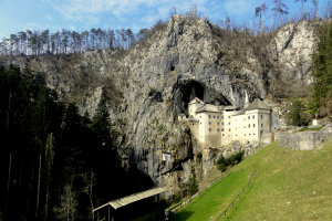 Picturesque Predjama Castle in Postojna, Slovenia