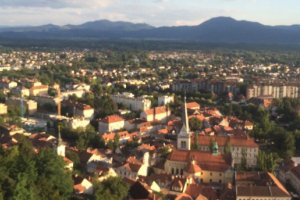 View of Slovenia Ljubljana