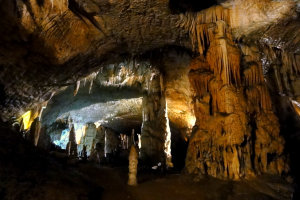 A Train Ride and a Hike inside a Subterranean World, Postojna Cave in Slovenia