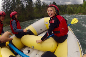 White Water Rafting down the River Sava at Lake Bled with Life Adventures