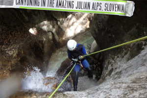 Canyoning in the stunning Julian Alps, Slovenia