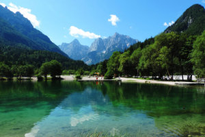 Scenic Drive Through Triglav, Slovenia