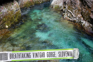 The Emerald Waters of the mind blowing Vintgar Gorge, Slovenia