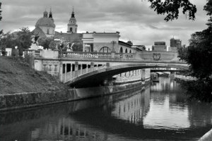 An enchanting city Ljubljana in Slovenia