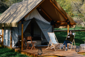 Glamping at Chateau Ramsak, Maribor, Slovenia