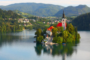 Lake Bled in Slovenia