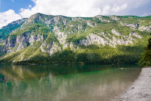 Lake Bohinj in Slovenia