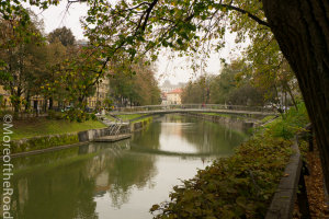 Slovenia Ljubljana Ljubljanica View